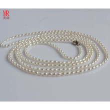 Collier de perles d&#39;eau douce et de petite taille de taille 2-3mm